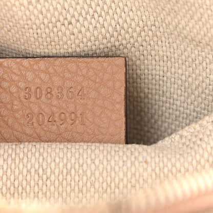 Gucci Pebbled Calfskin Small Soho Disco Bag Camelia 7 of 11