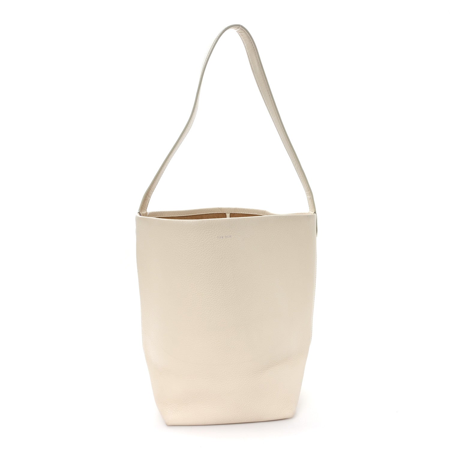The Row Grained Calfskin Medium N/S Park Tote Ivory 1 of 11