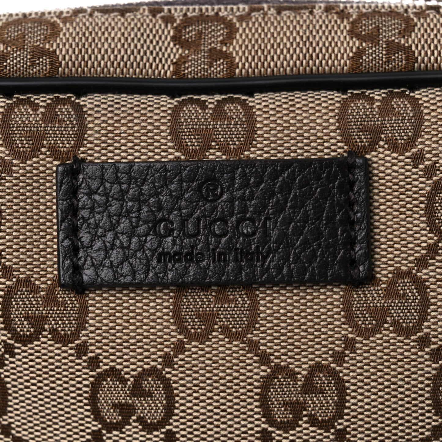 Monogram Belt Bag Dark Brown