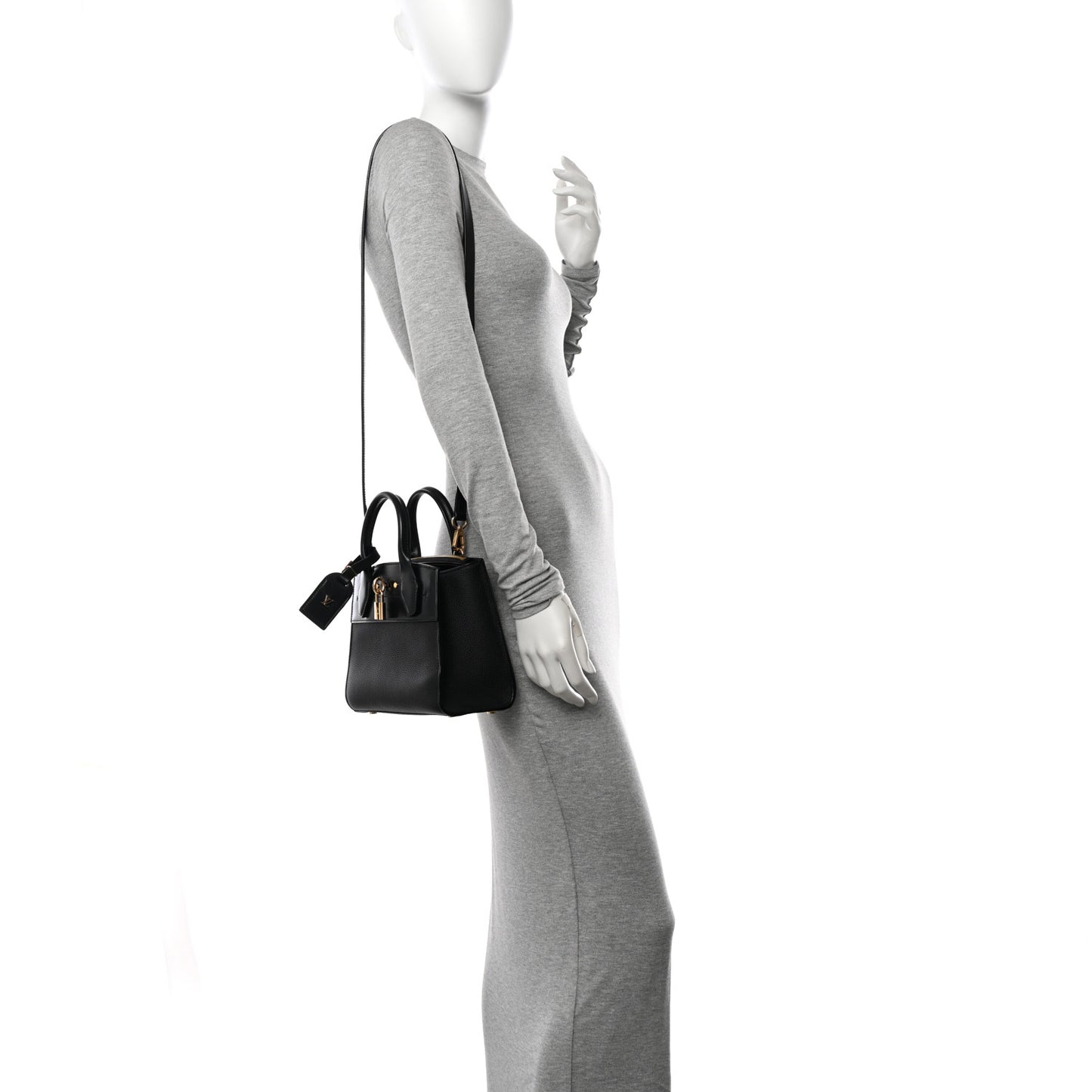 Calfskin City Steamer Mini Black