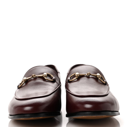 Gucci Lambskin Womens Brixton Horsebit Loafers 35.5 Vintage Bordeaux 2 of 9