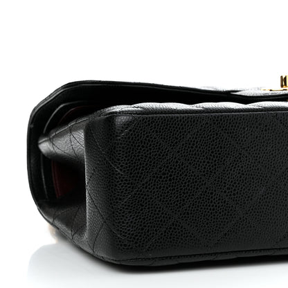 Chanel Caviar Quilted Jumbo Double Flap Black 9 of 11