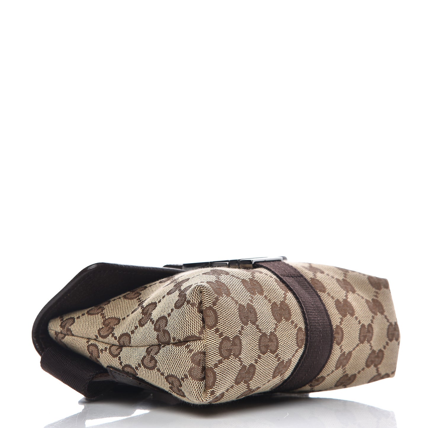 Monogram Waist Pouch Bag Dark Brown