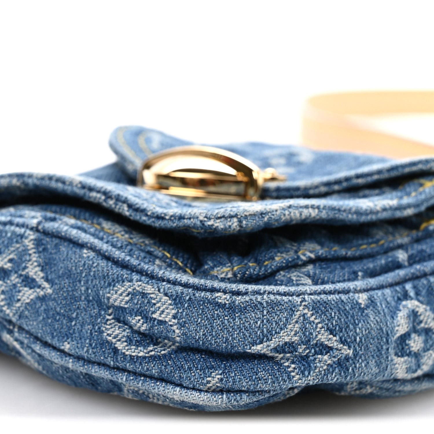 Louis Vuitton Denim Fairfax Pochette Blue 9 of 9