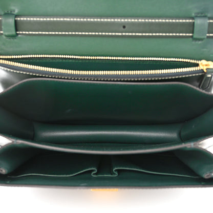 Celine Box Calfskin Medium Classic Box Flap Bag Classic Green 5 of 11