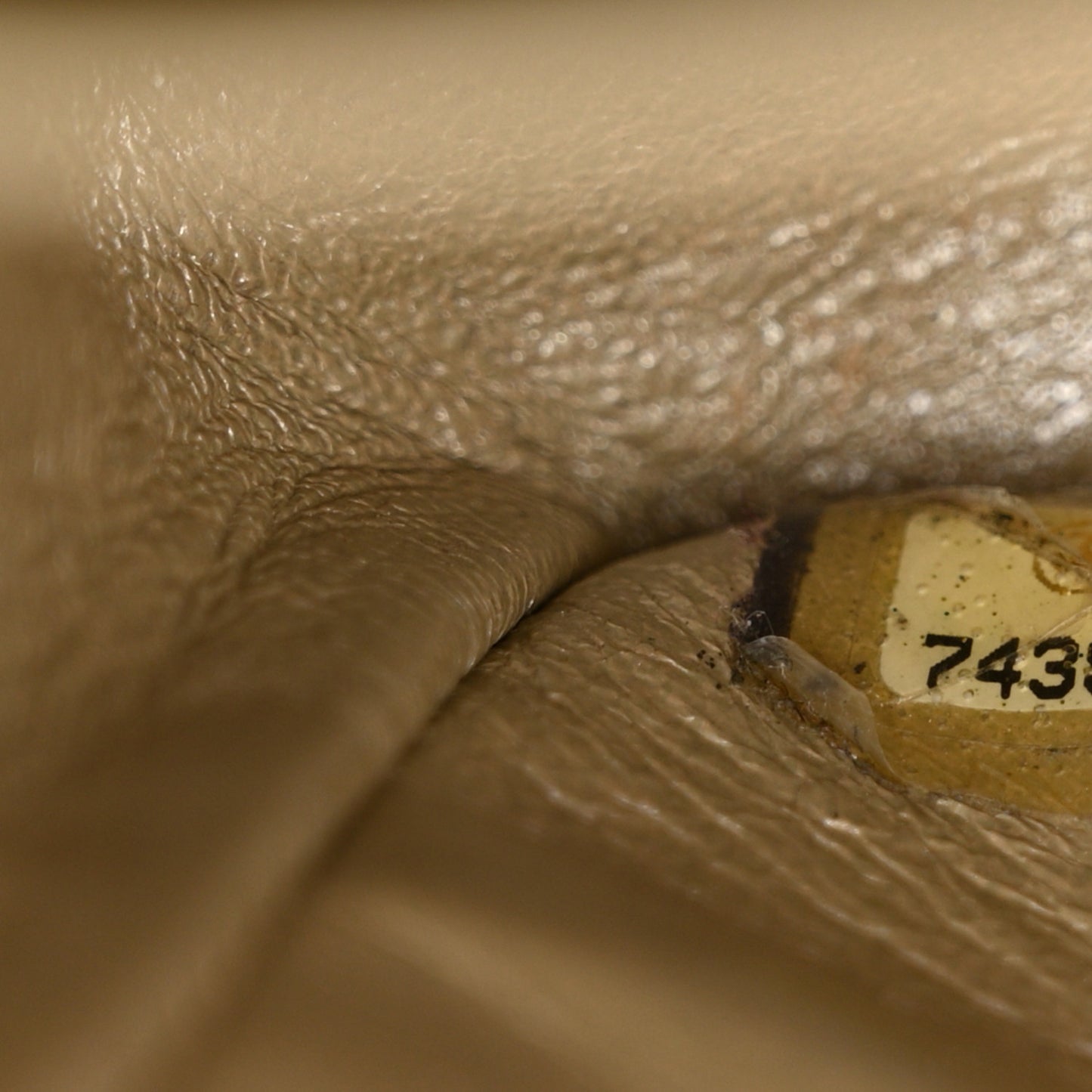 Metallic Lambskin Quilted Medium Double Flap Gold