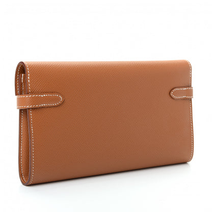 Hermes Epsom Kelly Longue Wallet Gold 3 of 8