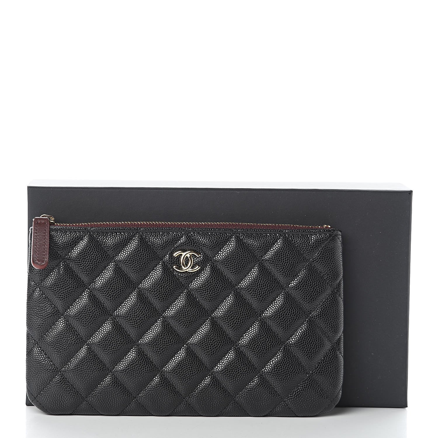 Chanel Caviar Quilted Small Pouch Black 8 of 8