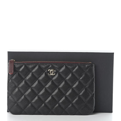 Chanel Caviar Quilted Small Pouch Black 8 of 8