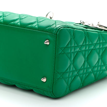 Christian Dior Lambskin Cannage Medium Lady Dior Green 9 of 14