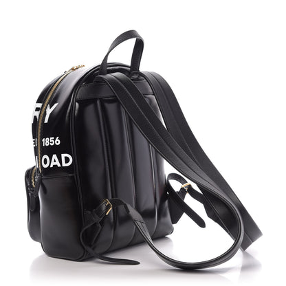Burberry Coated Canvas Horseferry Print Backpack Black 2 of 10