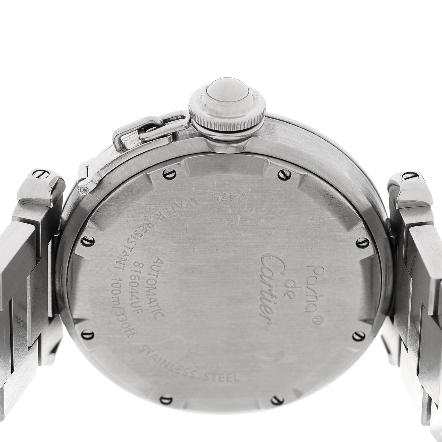 Stainless Steel 35mm Pasha C Big Date Automatic Watch Pink