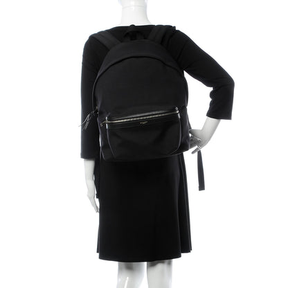 Saint Laurent Canvas City Backpack Black 2 of 12