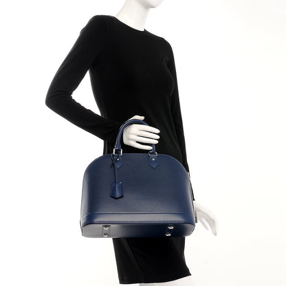Louis Vuitton Epi Alma MM Indigo 2 of 8