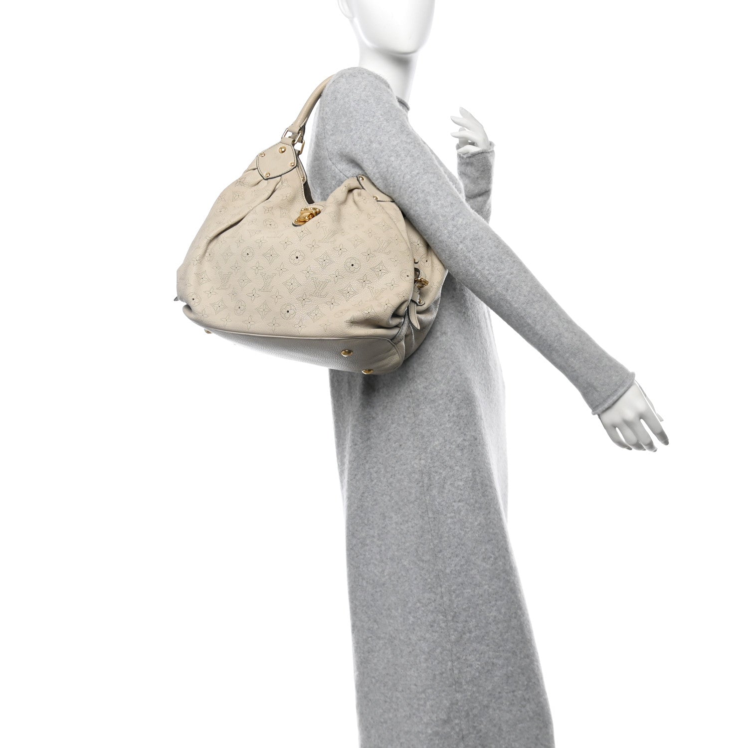 Louis Vuitton Mahina L Beige Opal 2 of 15