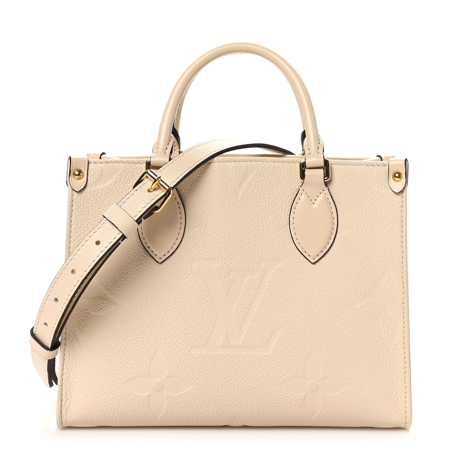 Louis Vuitton Empreinte Monogram Giant Onthego PM Cream Beige 1 of 8