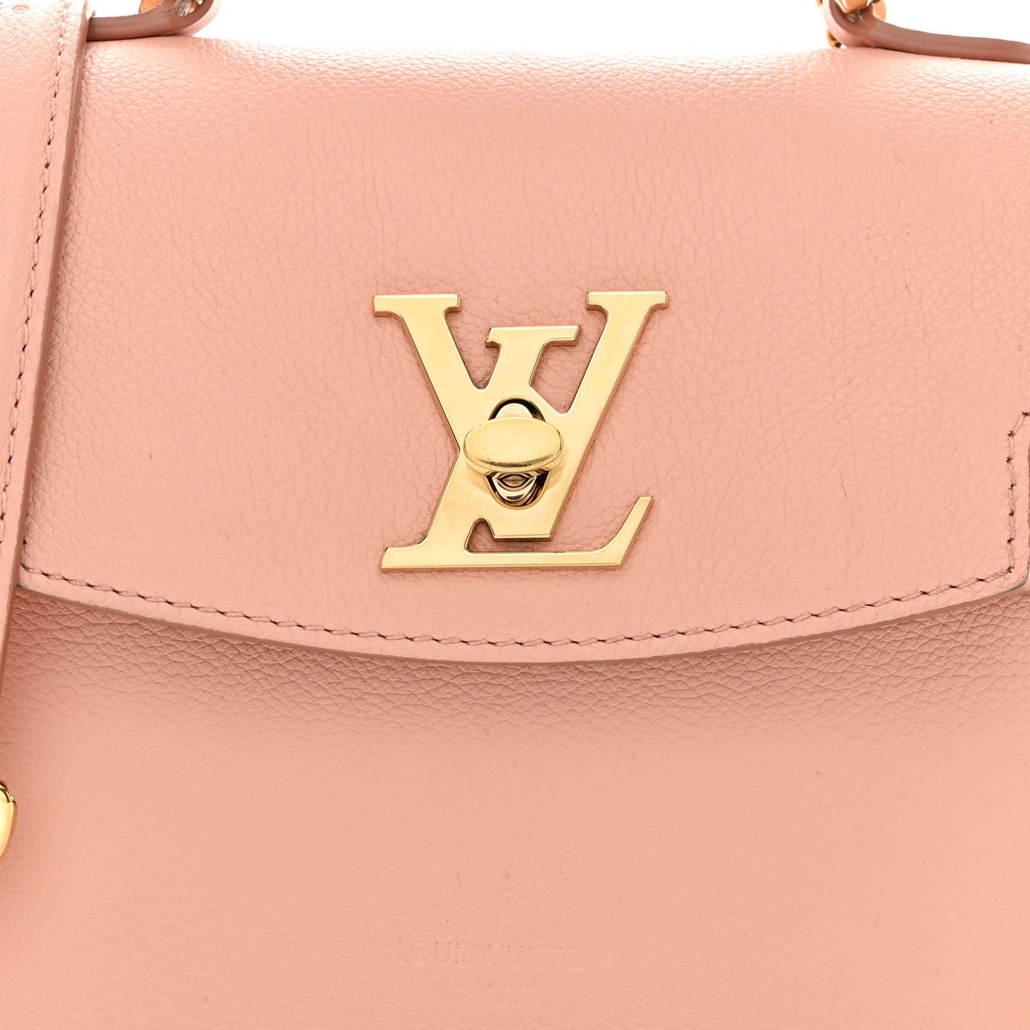 Soft Calfskin Mini Lockme Rose Trianon