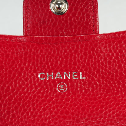 Chanel Caviar Quilted Coin Purse Red 5 of 8