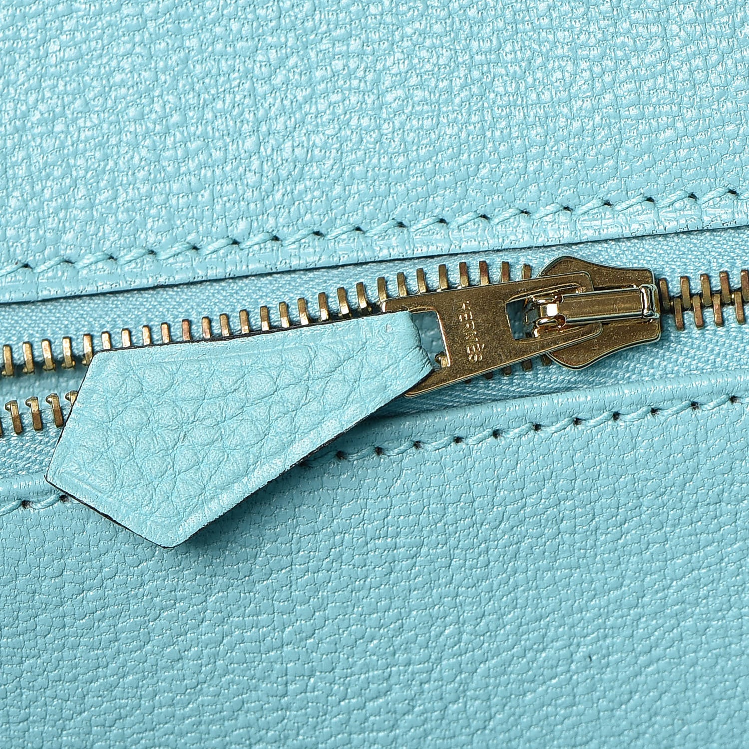 Hermes Togo Birkin 35 Bleu Atoll 17 of 36