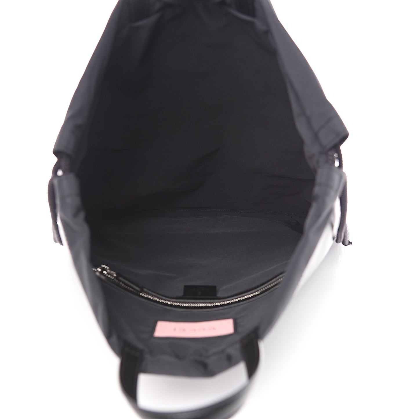 Calfskin Small GucciGhost Drawstring Backpack Black