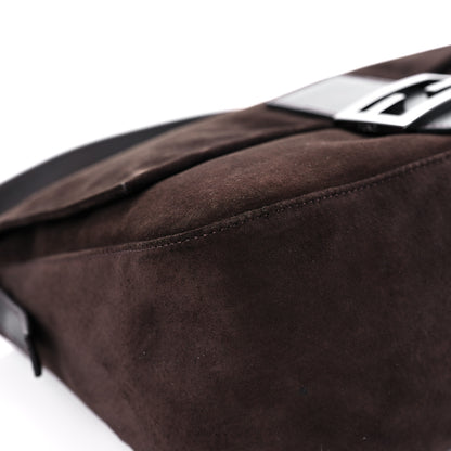 Fendi Suede Calfskin Mama Baguette Brown 7 of 14