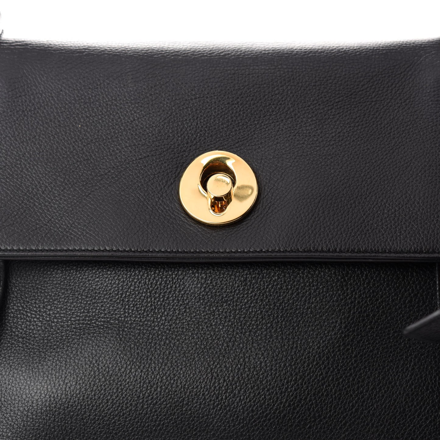 Calfskin Suede Large Muse Two Black