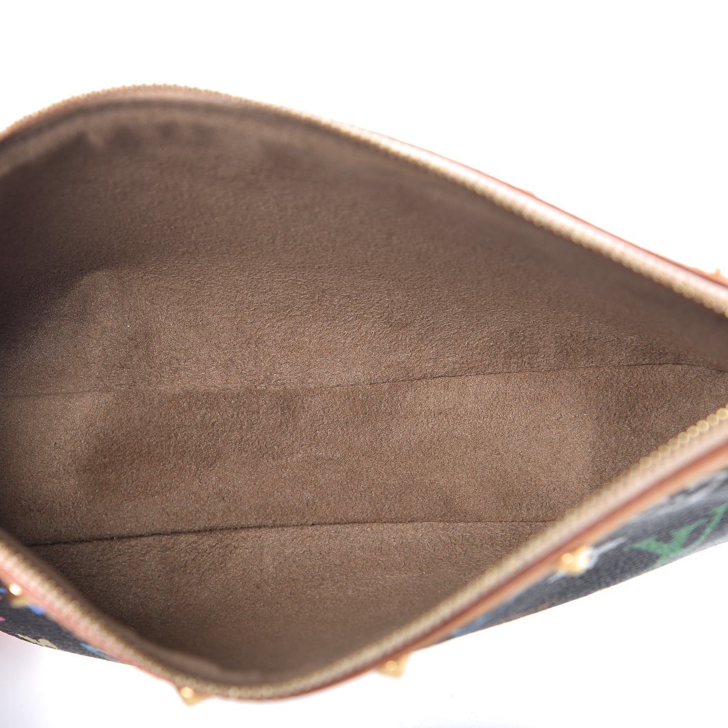 Monogram Multicolor Pochette Accessories Black
