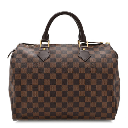 Louis Vuitton Damier Ebene Speedy 30 1 of 10