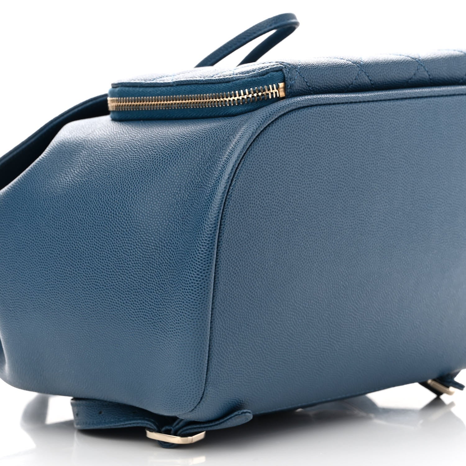 Chanel Caviar Quilted Business Affinity Backpack Blue 8 of 9