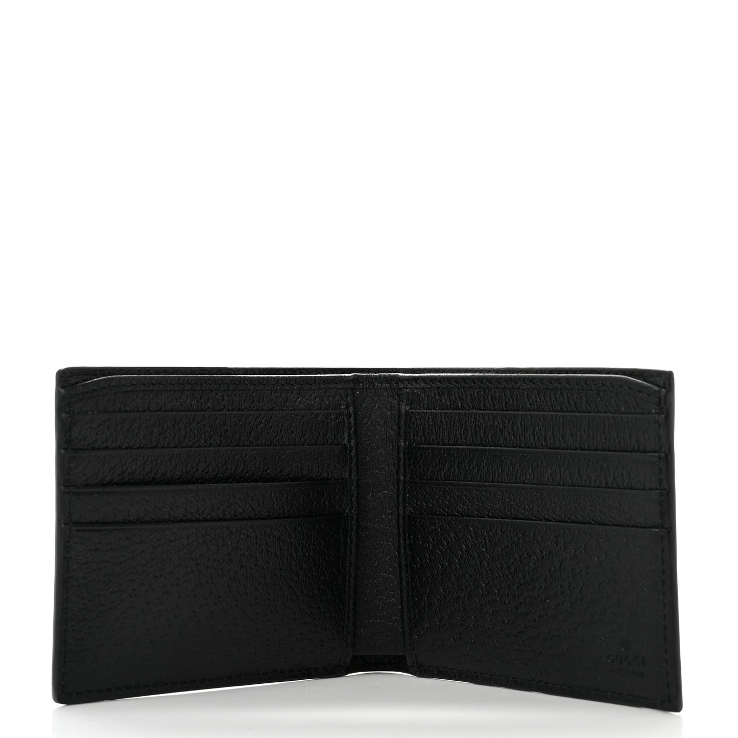 GG Supreme Monogram Psychedelic Bi-Fold Wallet Black Multicolor
