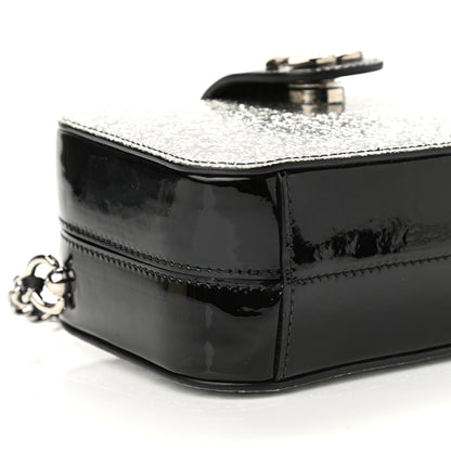 Chanel Glitter Patent Evening On The Moon Camera Case Silver 8 of 9
