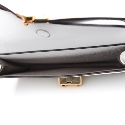 Fendi Vitello Vienna Glazed Fabric FF 1974 Monster Eyes Small Bag Bug Chain Bag Ice Tobacco Moro 6 of 10