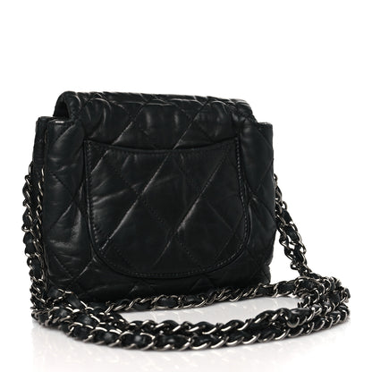 Chanel Lambskin Quilted Mini Chanel 3 Flap Black 3 of 11
