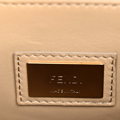 Fendi Vitello Seta Shiny Nappa Medium Peekaboo Iconic Satchel Ardesia Amido 7 of 10