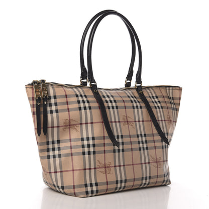 Burberry Haymarket Check Medium Salisbury Tote Chocolate 3 of 16