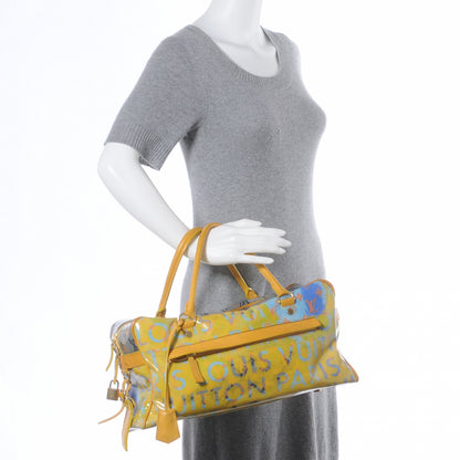 Louis Vuitton Monogram Pulp Defile Weekender PM Yellow 2 of 8