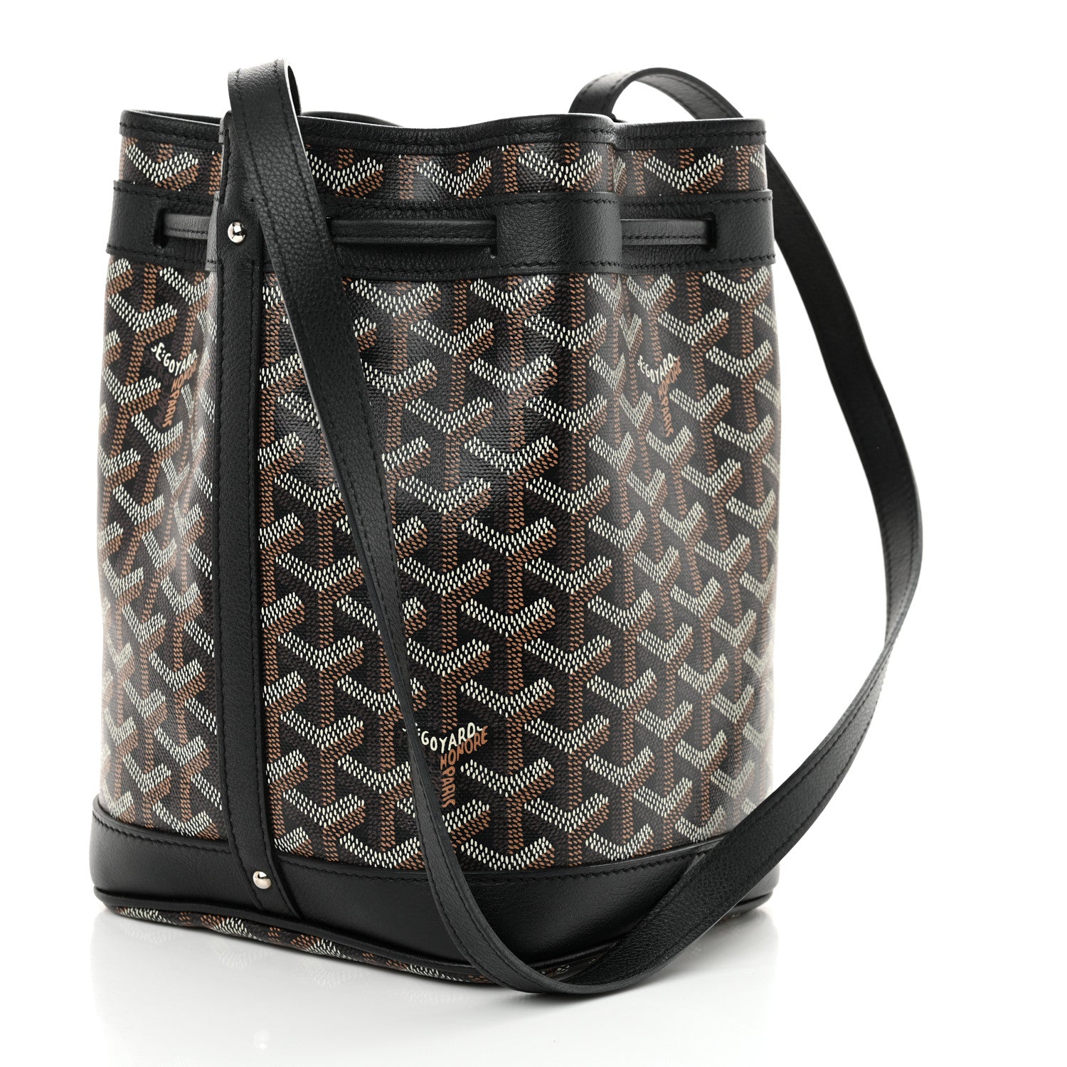 Goyard Goyardine Petit Flot Bucket Bag PM Black 4 of 11