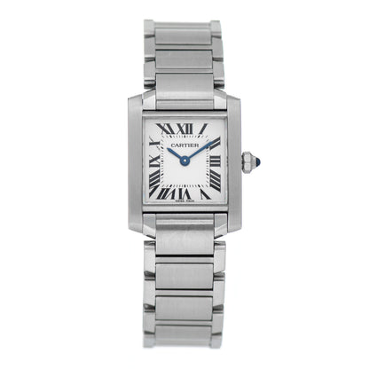 Cartier Stainless Steel 20mm Tank Francaise Quartz Watch 1 of 5