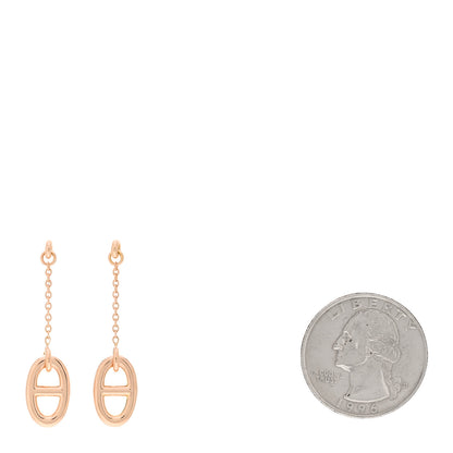 Hermes 18K Rose Gold PM Farandole Drop Earrings 2 of 5