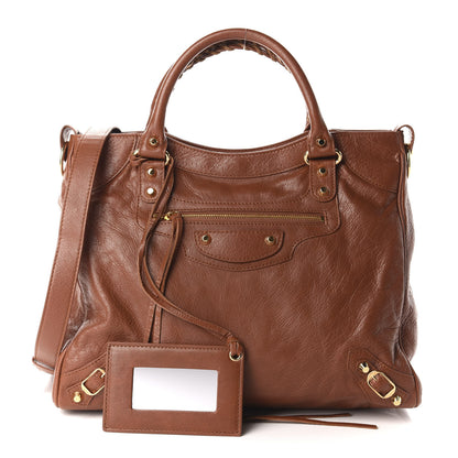Balenciaga Agneau Classic Gold Hardware Velo Marron Cognac 1 of 11