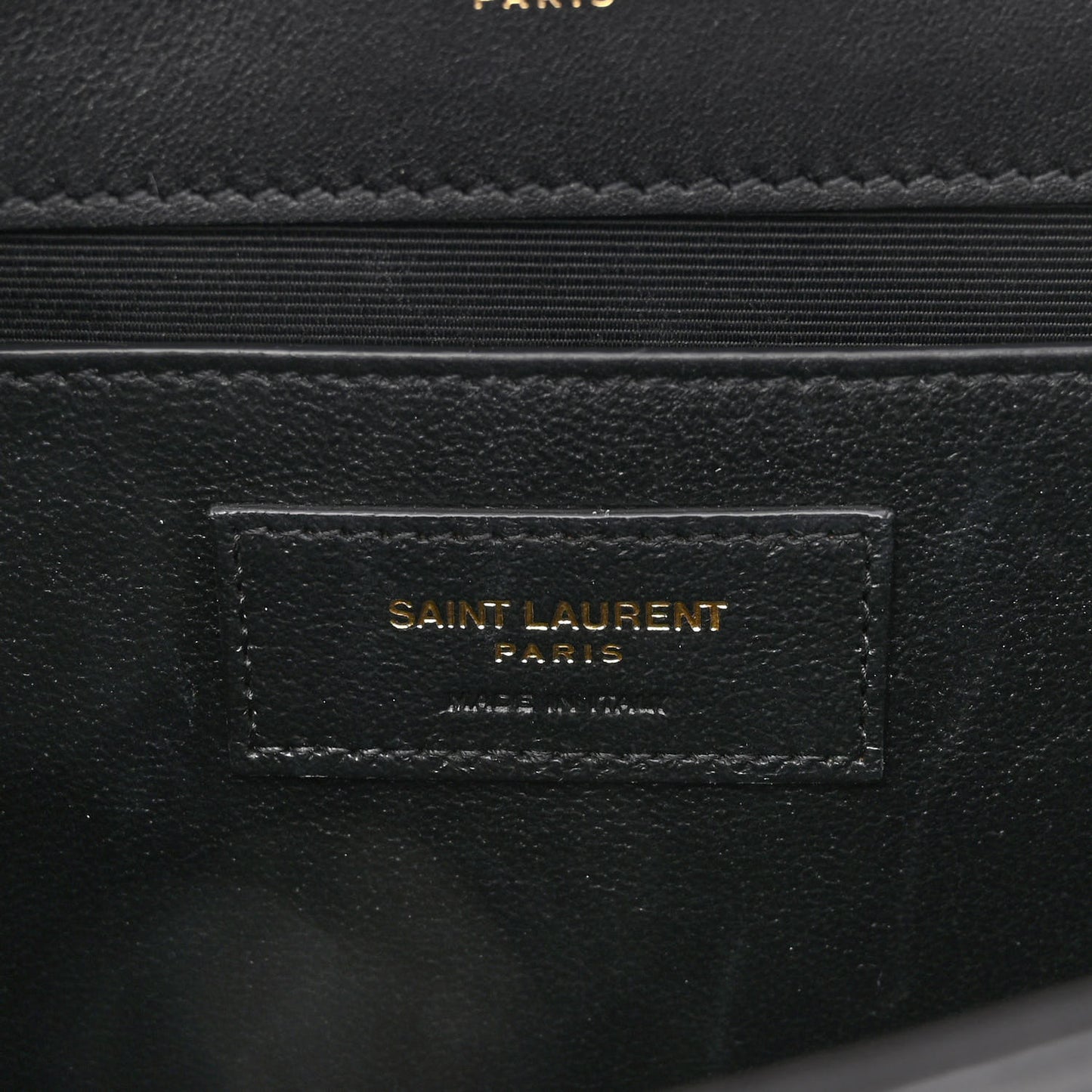 Calfskin Polka Dot Print Medium Monogram Kate Satchel Black