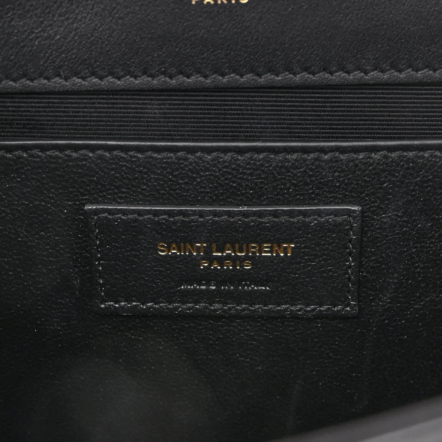 Saint Laurent Calfskin Polka Dot Print Medium Monogram Kate Satchel Black 7 of 10