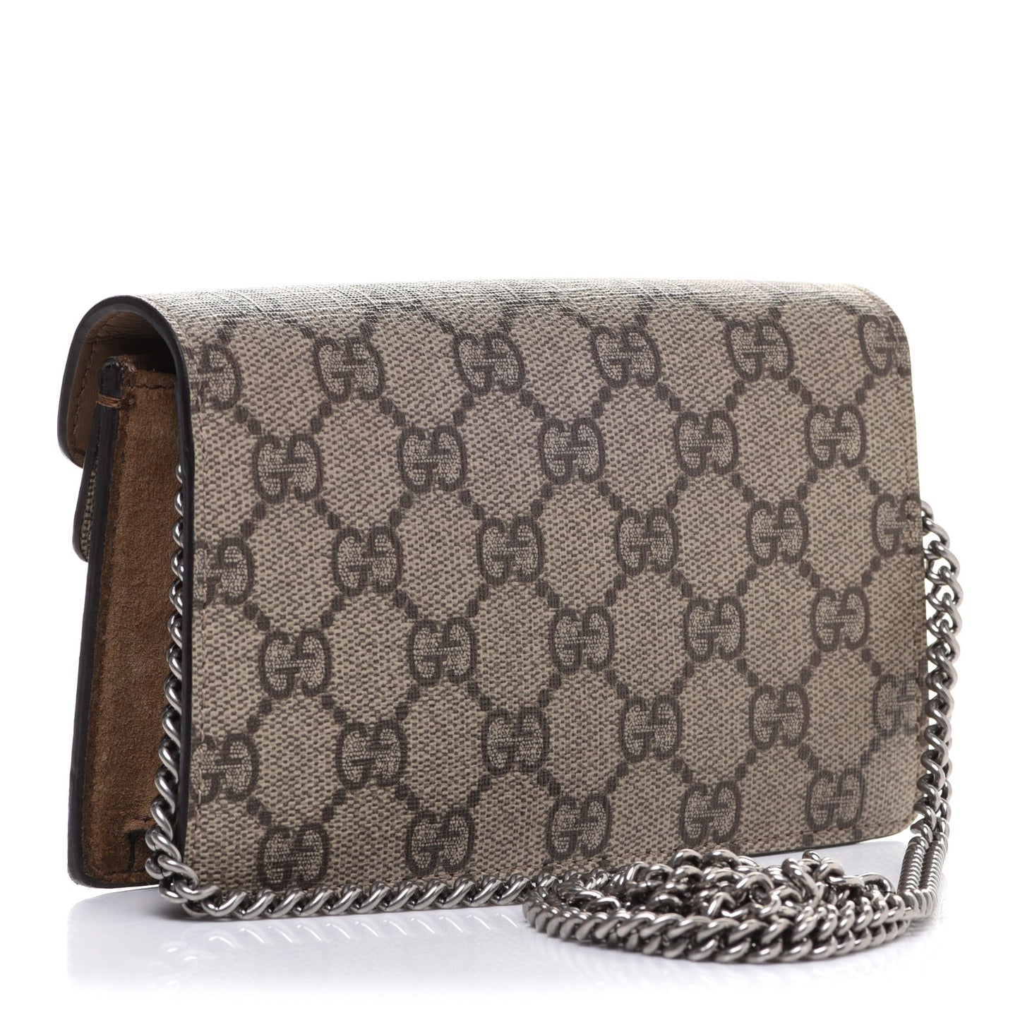 GG Supreme Monogram Super Mini Dionysus Shoulder Bag Taupe