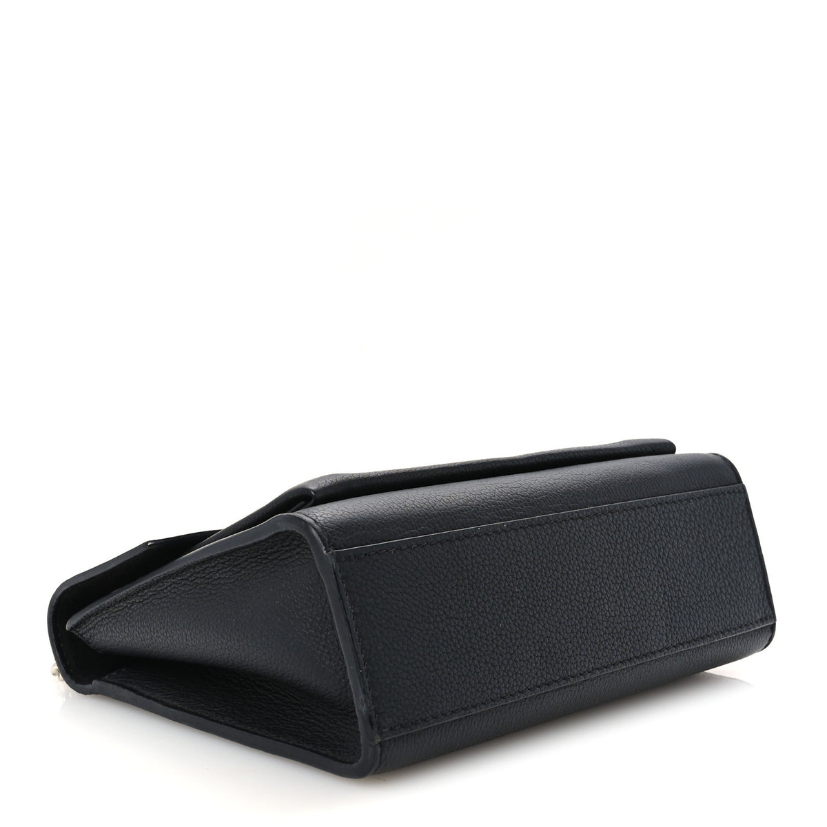 Louis Vuitton Soft Calfskin Mylockme Chain Bag BB Black 4 of 9