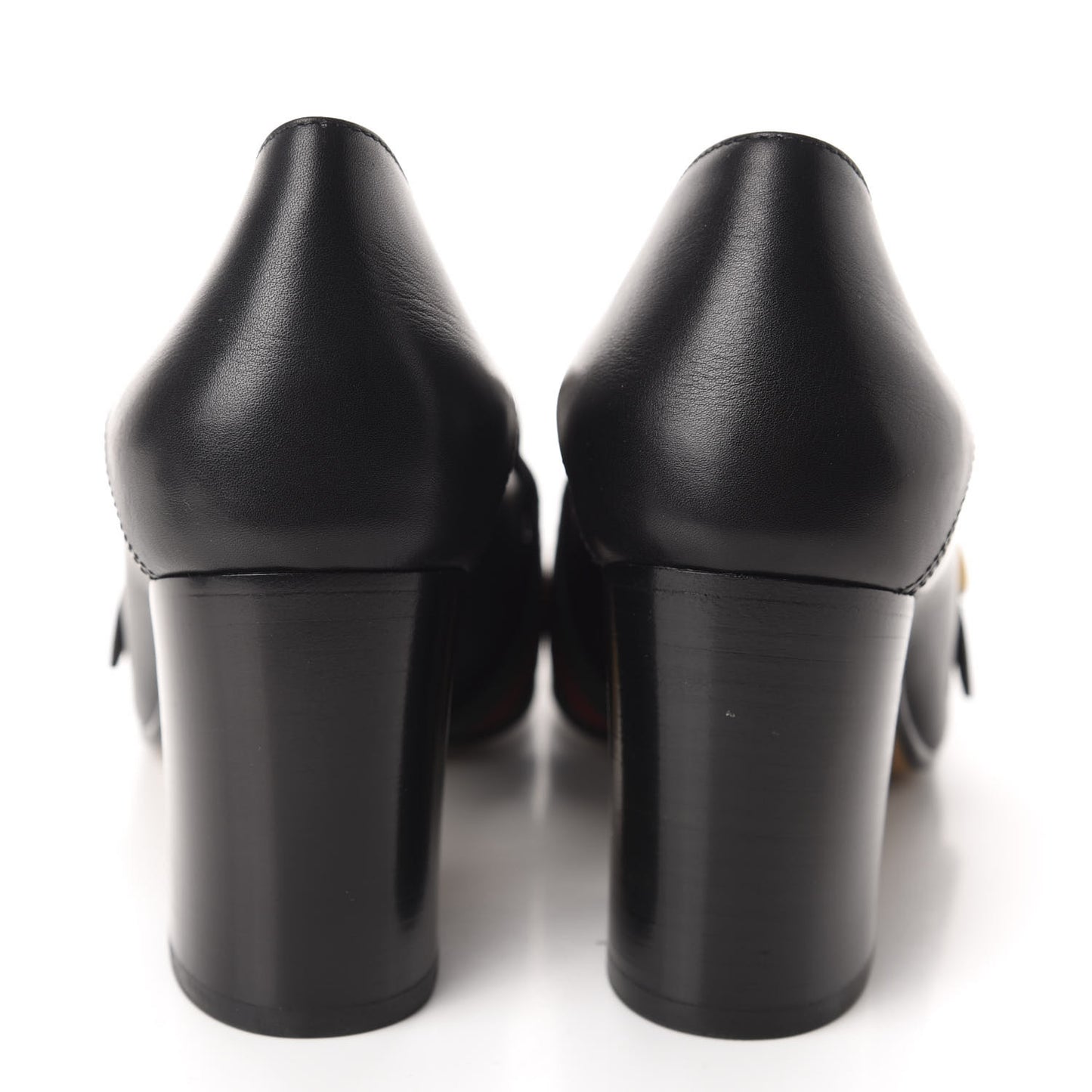 Calfskin Web Peyton Loafer Pumps 39.5 Black