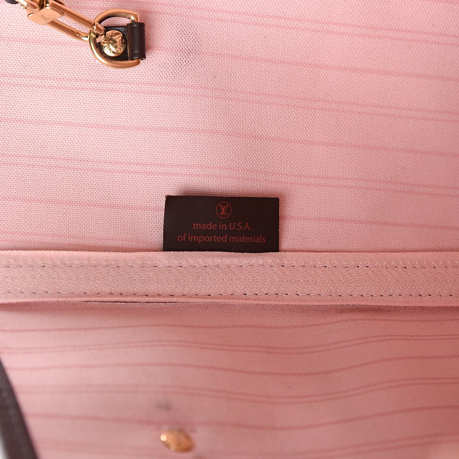 Louis Vuitton Damier Ebene Neo Neverfull MM Rose Ballerine 7 of 15