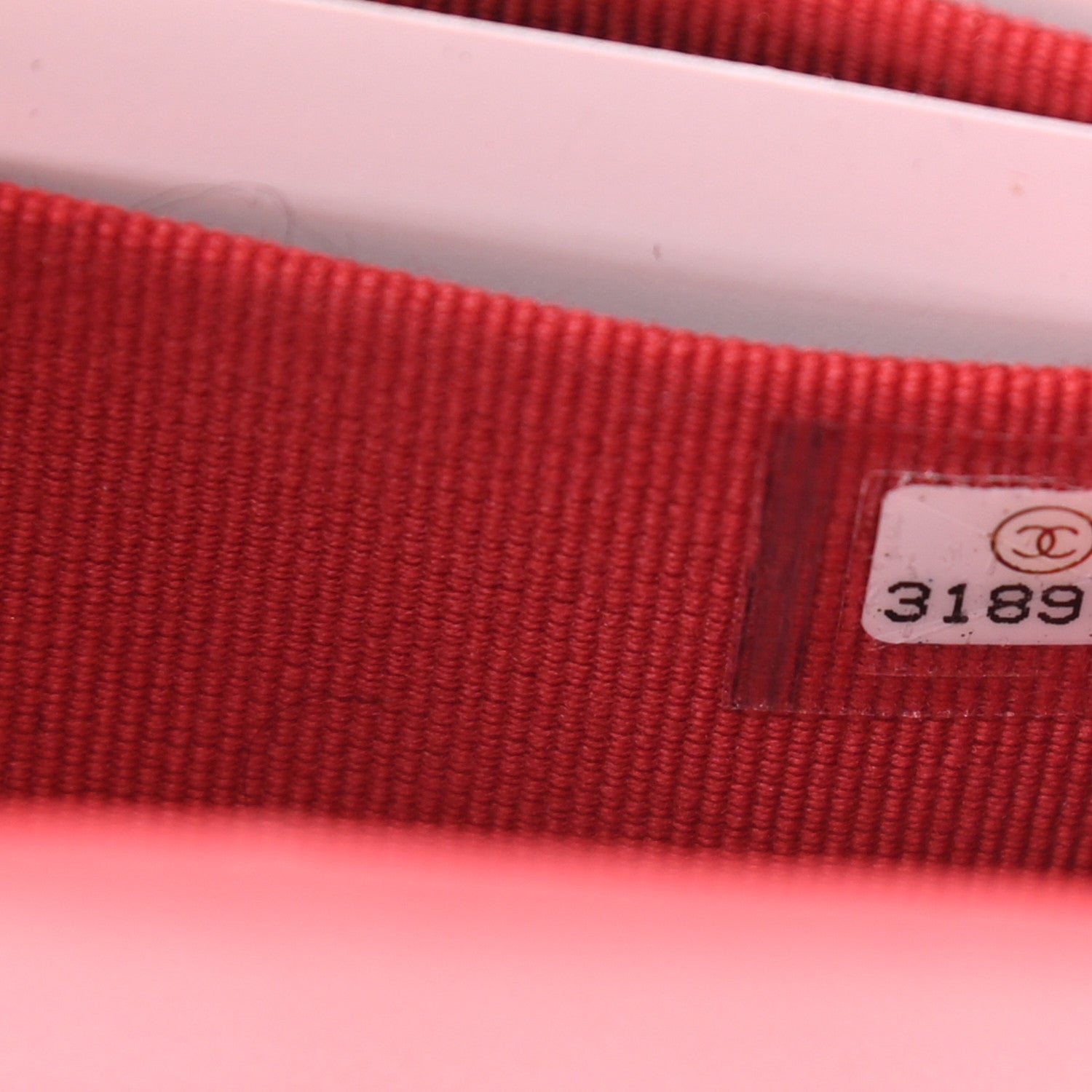 Chanel Lambskin Quilted Top Handle Flap Clutch With Chain Red 7 of 11