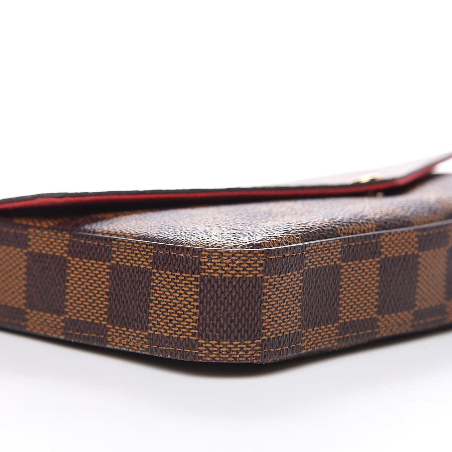 Damier Ebene Pochette Felicie Chain Wallet