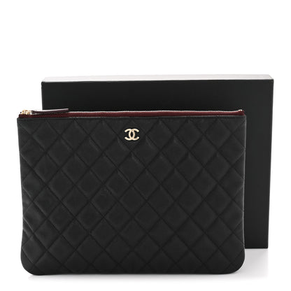 Chanel Caviar Quilted Medium Cosmetic Case Black 9 of 9
