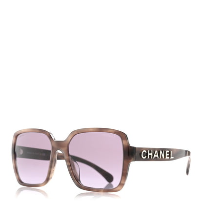 Chanel Acetate Square Sunglasses 5408-A Purple 1 of 9
